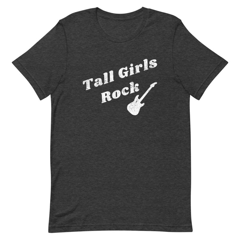 TALL GIRLS ROCK T-SHIRT (DISTRESSED) (FINAL SALE)