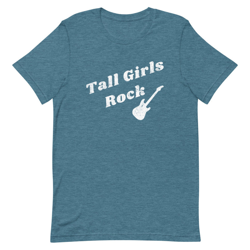 TALL GIRLS ROCK T-SHIRT (DISTRESSED) (FINAL SALE)