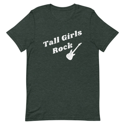 TALL GIRLS ROCK T-SHIRT (DISTRESSED) (FINAL SALE)