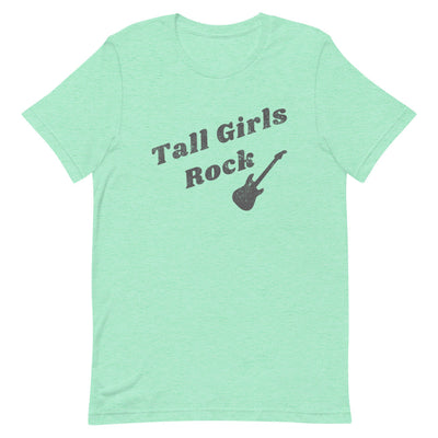 TALL GIRLS ROCK T-SHIRT (DISTRESSED) (FINAL SALE)