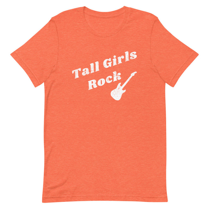 TALL GIRLS ROCK T-SHIRT (DISTRESSED) (FINAL SALE)