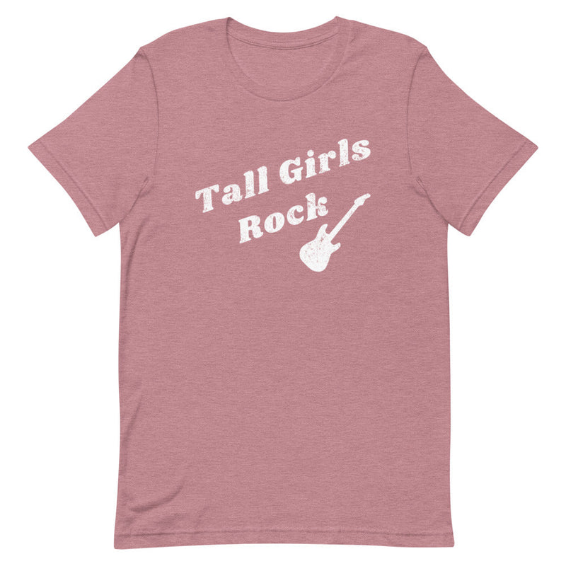 TALL GIRLS ROCK T-SHIRT (DISTRESSED) (FINAL SALE)