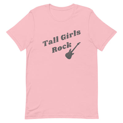 TALL GIRLS ROCK T-SHIRT (DISTRESSED) (FINAL SALE)