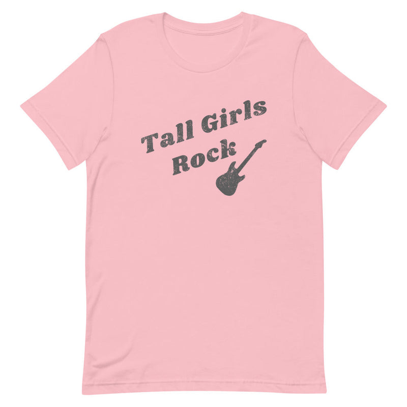 TALL GIRLS ROCK T-SHIRT (DISTRESSED) (FINAL SALE)