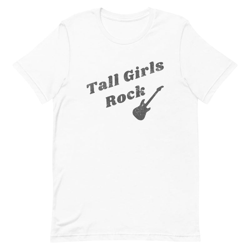 TALL GIRLS ROCK T-SHIRT (DISTRESSED) (FINAL SALE)