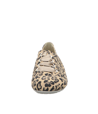 Semler Fashionable Leopard Print Lace Up Shoe