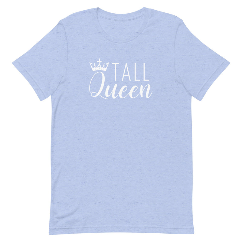 Tall Queen T-Shirt in Blue Heather.