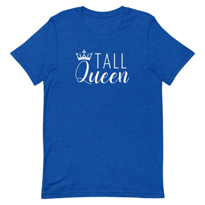 Tall Queen T-Shirt in True Royal Heather.