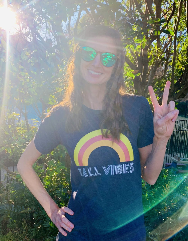 TALL VIBES RAINBOW T-SHIRT (FINAL SALE)