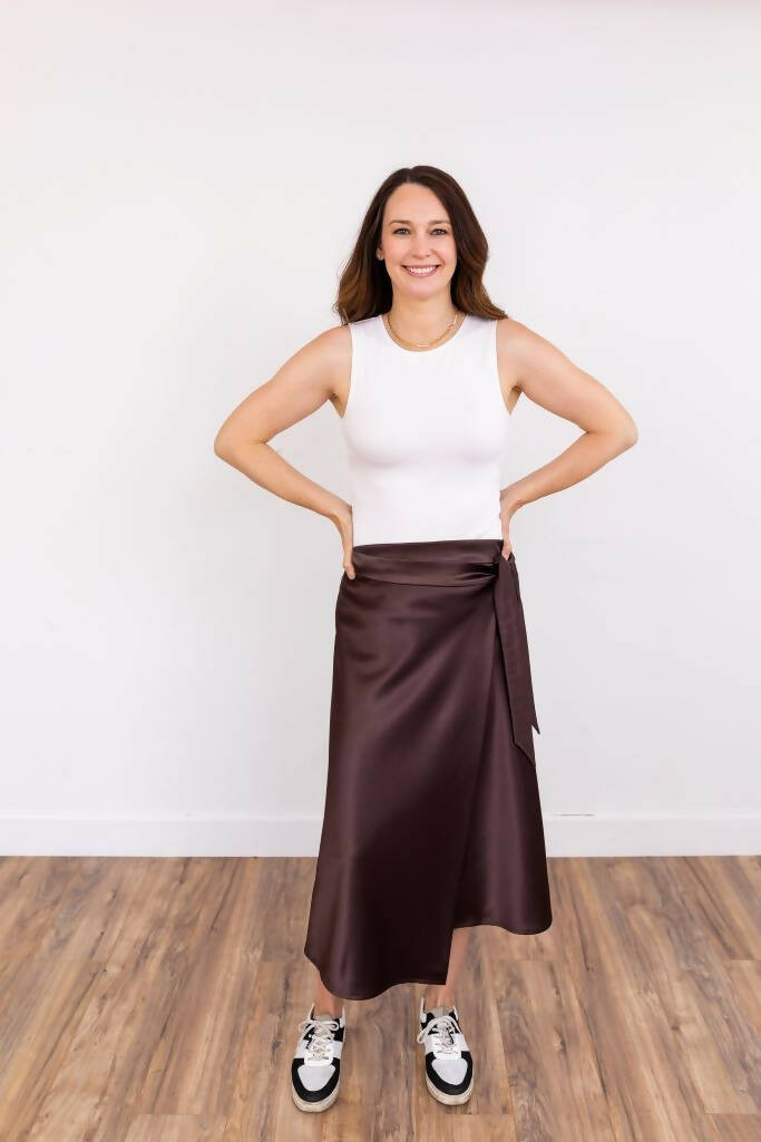 Asymmetrical Midi Skirt