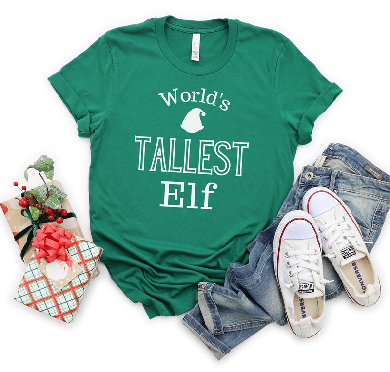 Funny Christmas t-shirt for tall people that says