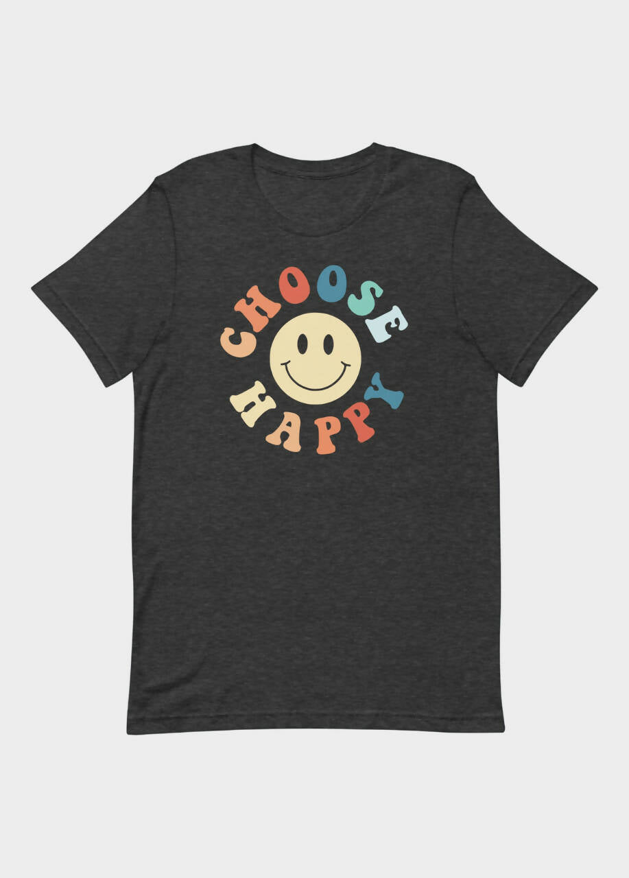 Choose Happy T-Shirt | Tall Reali-tees – Tall Size